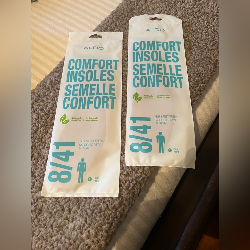 BRAND NEW / UNOPENED | 2 Pairs of Comfort Insoles (Men’s Size 8)